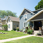 A charming two story house